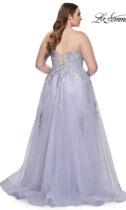 La Femme 31570 Plus-Size Formal Prom Dress