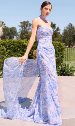 Ladivine Long Formal Dress 7445