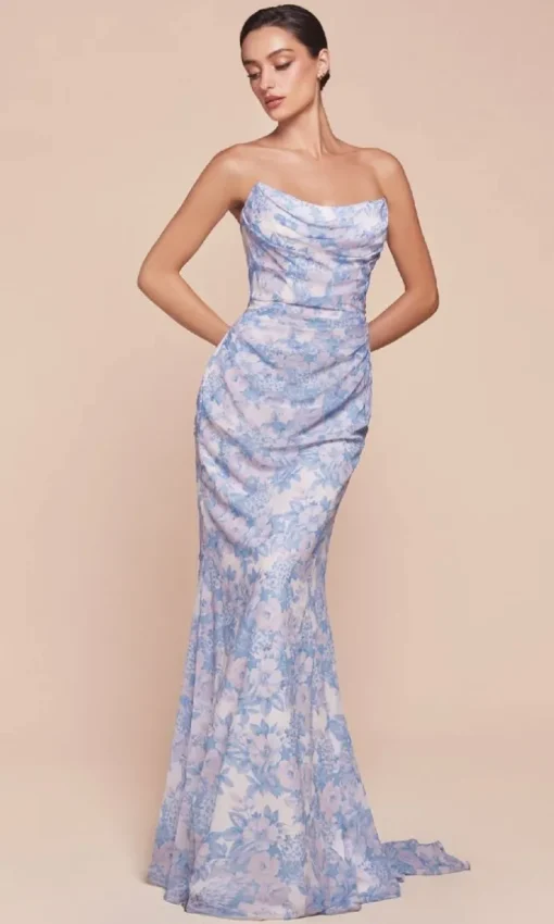 Ladivine Long Formal Dress 7445