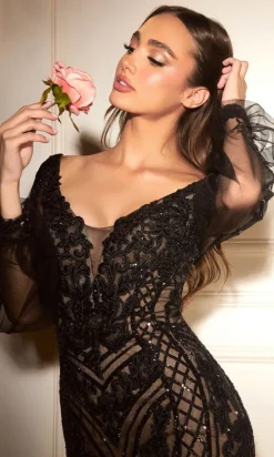 Ladivine Long Formal Dress CD864
