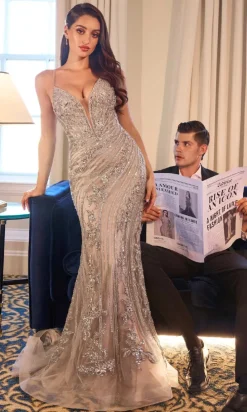 Ladivine Long Formal Dress CC0389