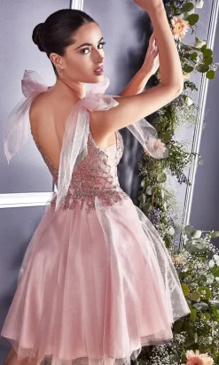 Ladivine Short Party Dress CD0174