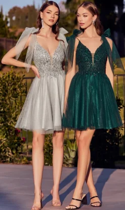 Ladivine Short Party Dress CD0174
