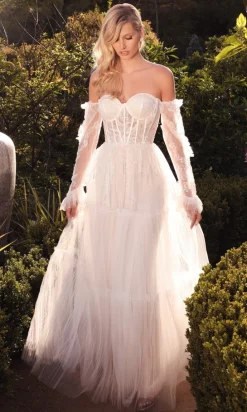 Long Formal Dress A1037W by Andrea & Leo