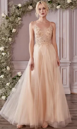 Long Formal Dress CD0195 by Ladivine