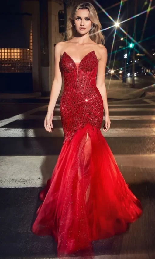 Long Formal Dress CD0214 by Ladivine