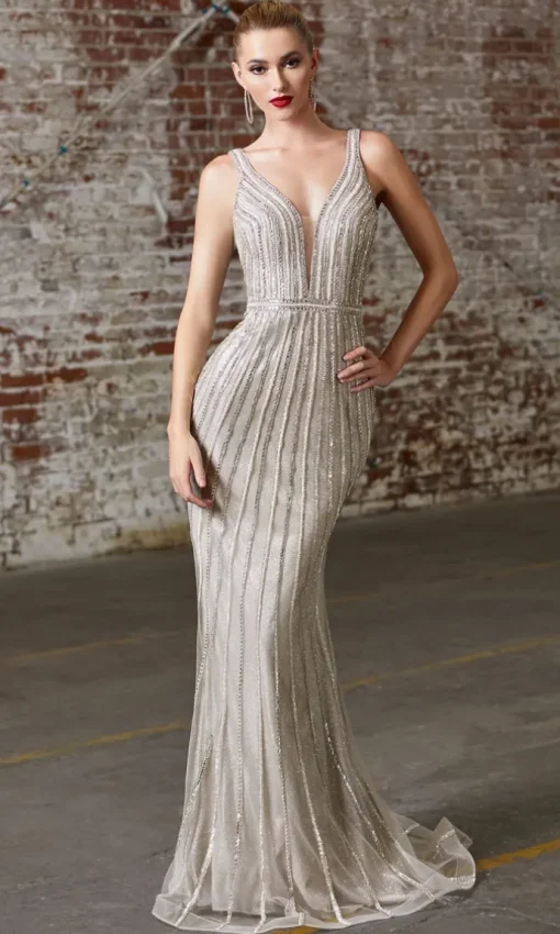 Long Formal Dress CD901 by Ladivine