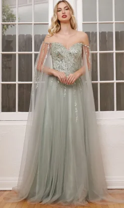 Long Formal Dress CD0204 by Ladivine