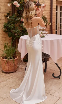 Long Formal Dress CDS423W by Ladivine