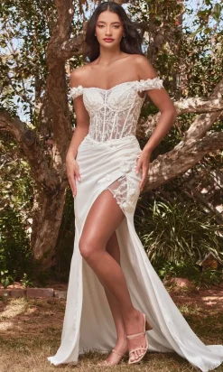 Long Formal Dress CD0186W by Ladivine