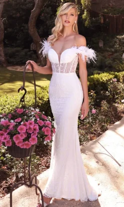 Long Formal Dress J824W by Ladivine