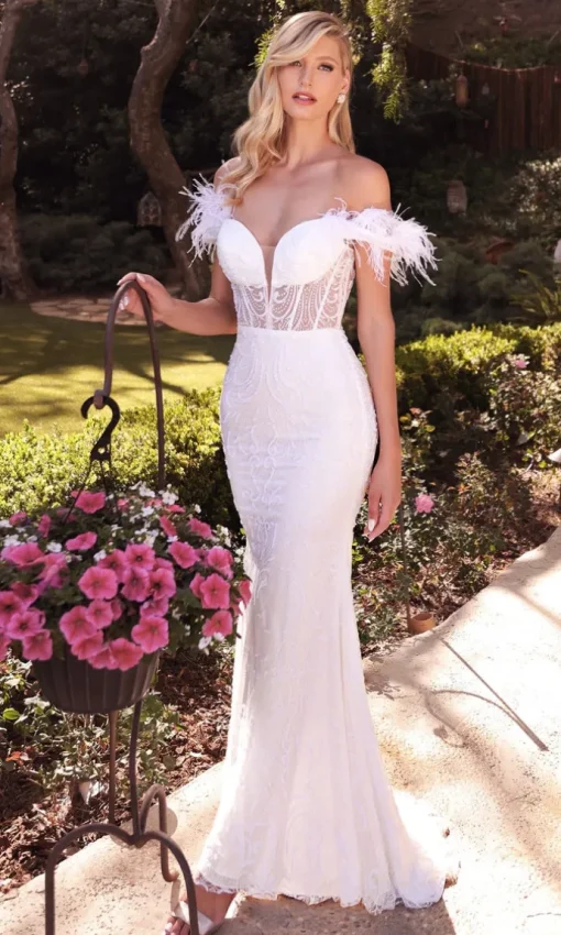 Long Formal Dress J824W by Ladivine