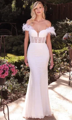 Long Formal Dress J824W by Ladivine