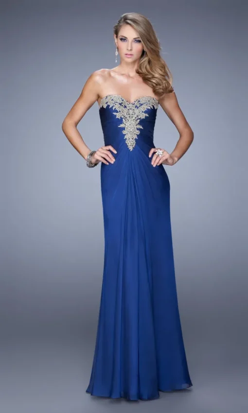Long Formal La Femme Dress 21214