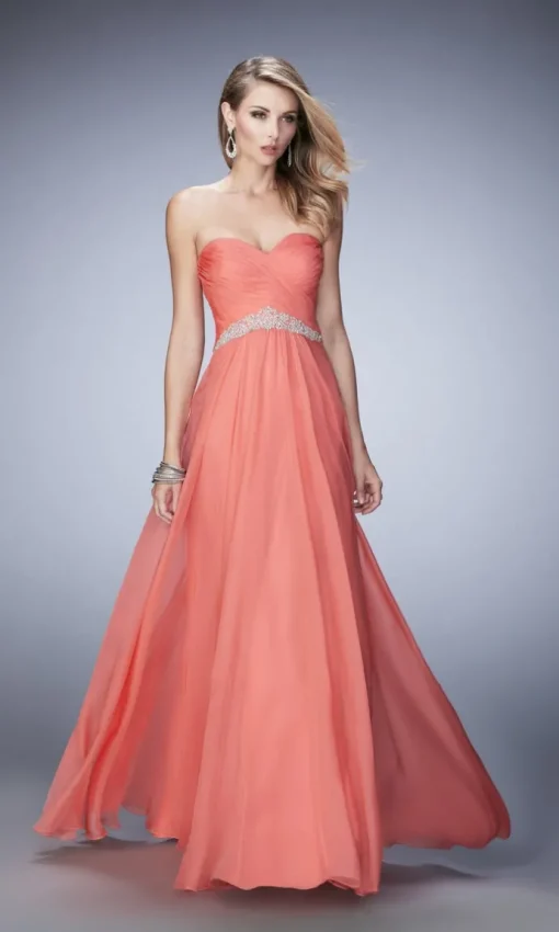 Long Formal La Femme Dress 22382