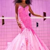 Long Tulle Mermaid Dress By Ellie Wilde EW34011