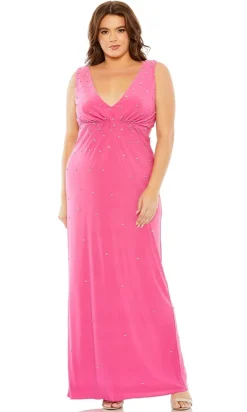 Mac Duggal Long Plus-Size Formal Dress 68353