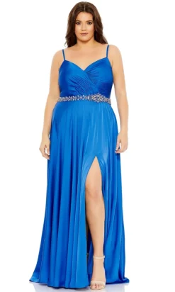 Mac Duggal Long Plus-Size Formal Dress 49575