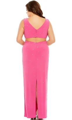 Mac Duggal Long Plus-Size Formal Dress 68353