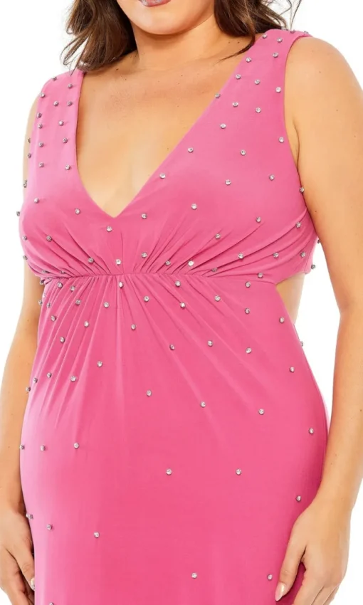 Mac Duggal Long Plus-Size Formal Dress 68353