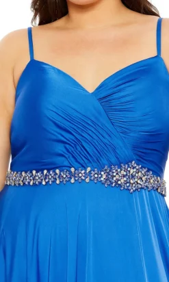 Mac Duggal Long Plus-Size Formal Dress 49575