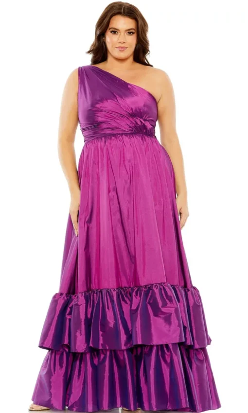 Mac Duggal Long Plus-Size Formal Dress 68527