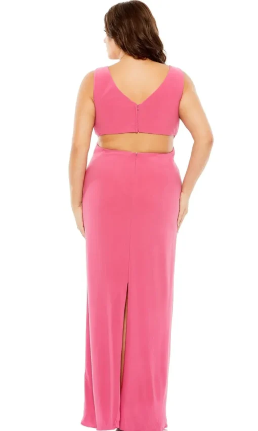 Mac Duggal Long Plus-Size Formal Dress 68536