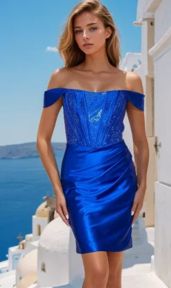 PolyUSA Short Party Dress 9424