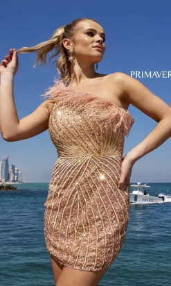 Short Homecoming Dress by Primavera 4002
