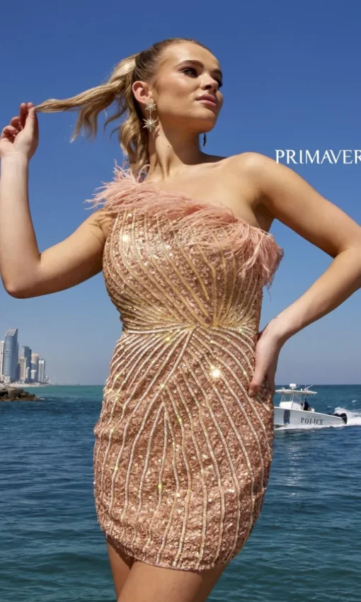 Short Homecoming Dress by Primavera 4002