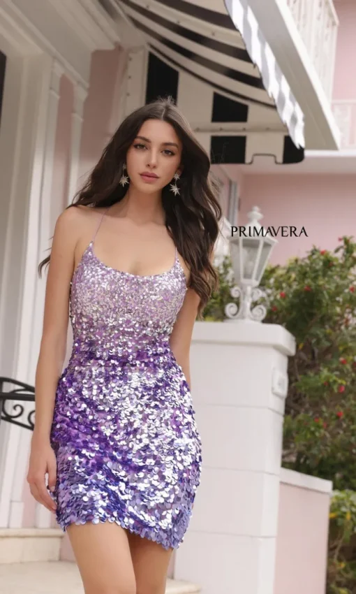 Short Homecoming Dress by Primavera 4039