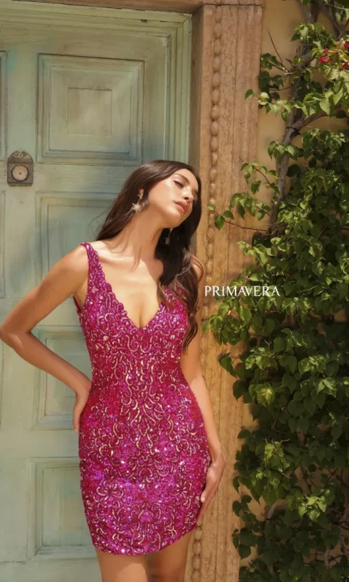 Short Homecoming Dress by Primavera 4017