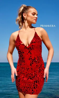 Short Homecoming Dress by Primavera 4056