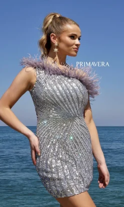 Short Homecoming Dress by Primavera 4002