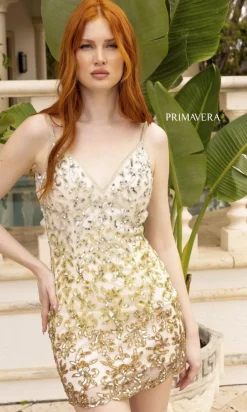 Short Homecoming Dress by Primavera 4050