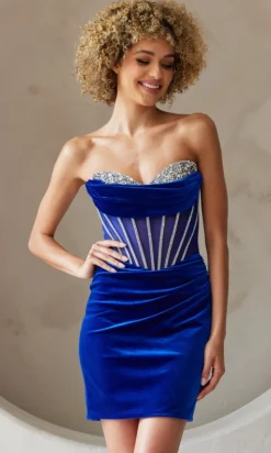 Short Homecoming Dress 5056S by Amelia Couture