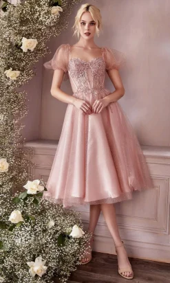 Short Party Dress CD0187 by Ladivine