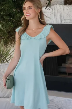 Short Ruffled Casual Summer Dress