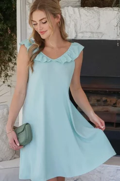 Short Ruffled Casual Summer Dress