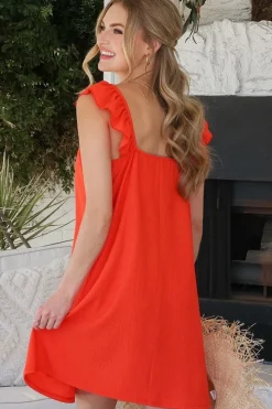 Short Ruffled Casual Summer Dress